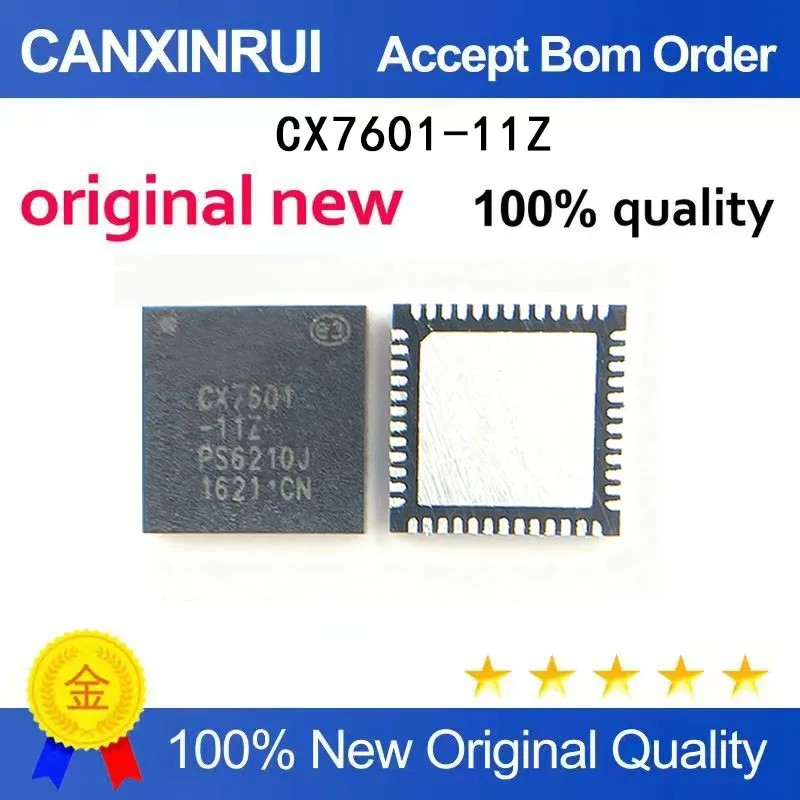 (5-100 Pieces) CX7601 CX7601-11Z CX7601PS-11ZPS QFN-52 brand new original
(5-100 Pieces) CX7601 CX7601-11Z CX7601PS-11ZPS QFN-52 brand new original