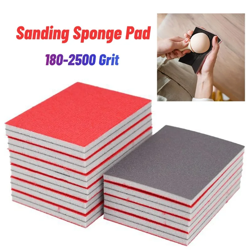 20Pcs Sanding Sponge Pad Sanding Sponge180-2500 Grit Flexible Sanding Pad For Polishing Soft Foam Sand Block Wet Dry Sandpaper
20Pcs Sanding Sponge Pad Sanding Sponge180-2500 Grit Flexible Sanding Pad For Polishing Soft Foam Sand Block Wet Dry Sandpaper