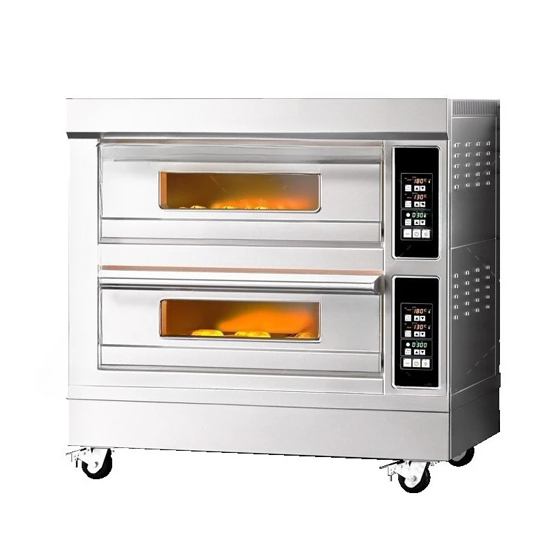 Commercial electric oven Large capacity large baking oven, cake shop pizza bread intelligent multi-function electric oven
Commercial electric oven Large capacity large baking oven, cake shop pizza bread intelligent multi-function electric oven