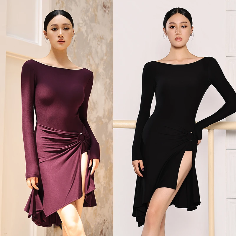 Осенне-зимнее платье для латинских танцев, женская тренировочная одежда с длинными рукавами для взрослых, танцевальная одежда для румбы, танго, тренировочная танцевальная одежда BL17469
Осенне-зимнее платье для латинских танцев, женская тренировочная одежда с длинными рукавами для взрослых, танцевальная одежда для румбы, танго, тренировочная танцевальная одежда BL17469