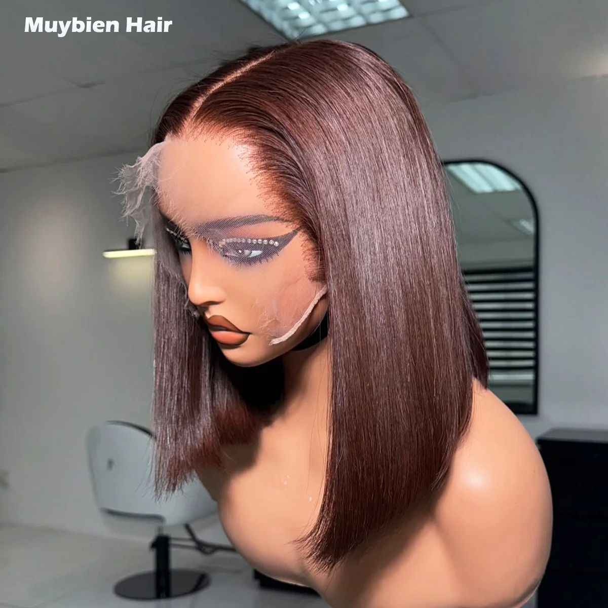 Chestnut Brown 13by4 HD Lace Bob Wig Human Hair Real HD Lace 4x4 5x5 Closure Bob Wigs for Woman Glueless HD Lace Bob for Woman
Chestnut Brown 13by4 HD Lace Bob Wig Human Hair Real HD Lace 4x4 5x5 Closure Bob Wigs for Woman Glueless HD Lace Bob for Woman