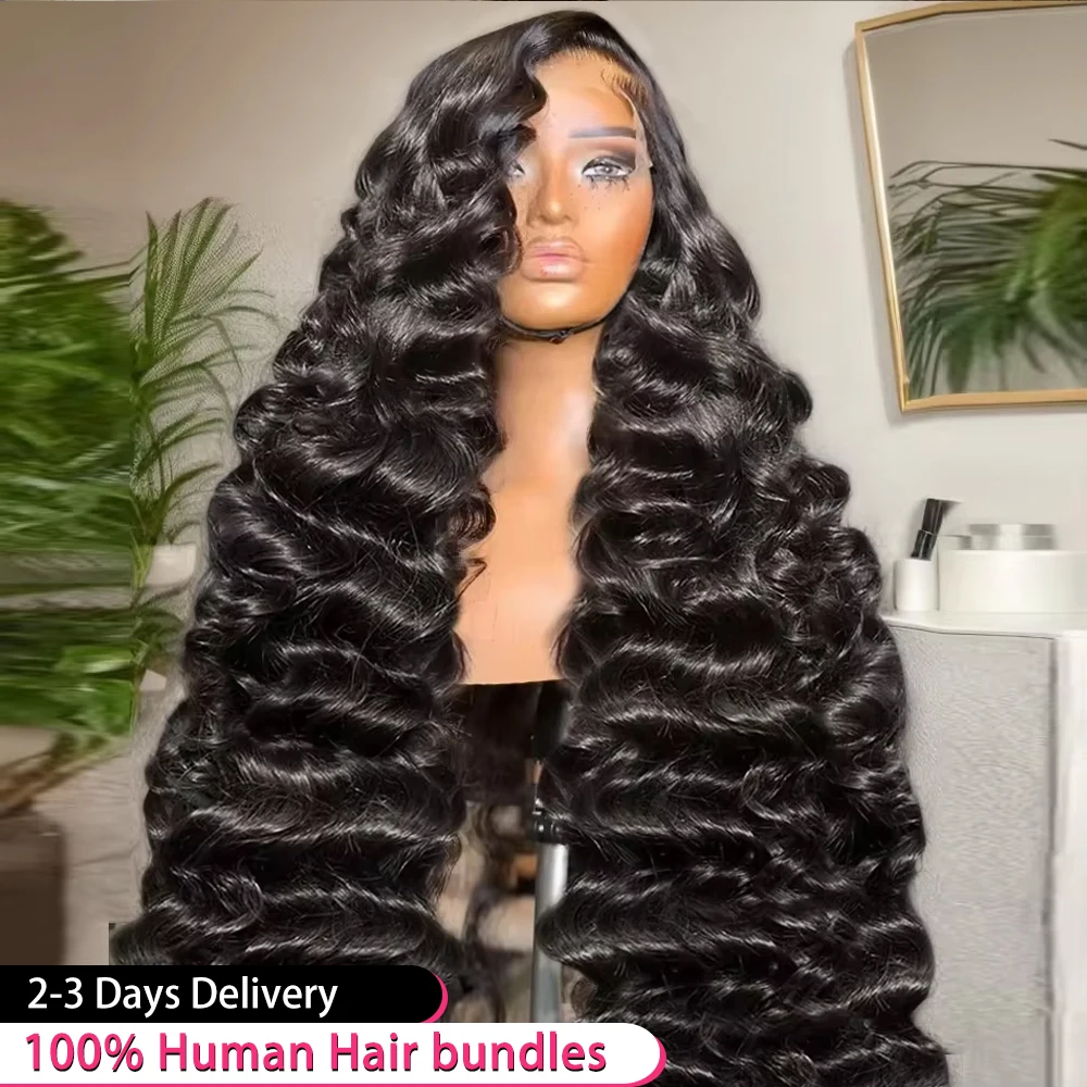 250 Density Loose Deep Wave 13x6 HD Lace Frontal Wig 30 40 Inch Brazilian Curly Wigs Loose Water Waves Lace Front Human Hair Wig
250 Density Loose Deep Wave 13x6 HD Lace Frontal Wig 30 40 Inch Brazilian Curly Wigs Loose Water Waves Lace Front Human Hair Wig