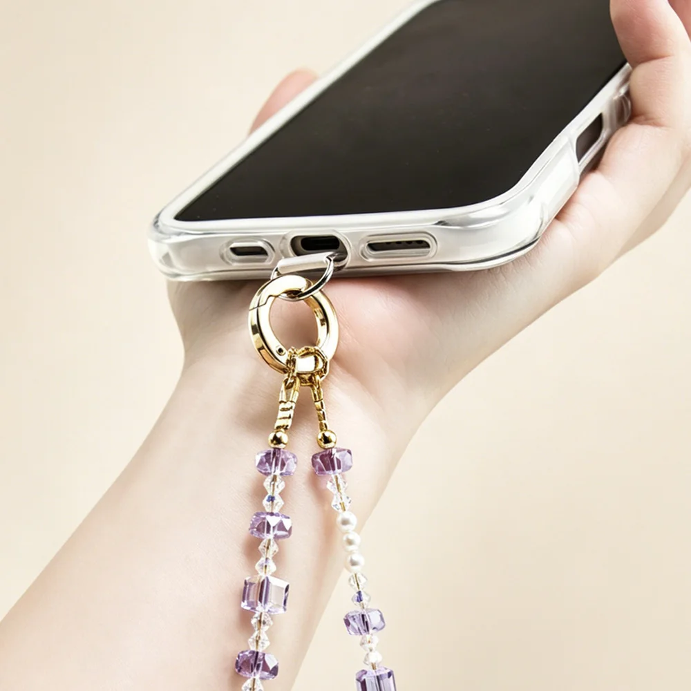Natural Crystal Phone Wristband Sparkling Phone Charm Hanging Rope Anti-Theft Phone Strap Handmade For Mobile Phone Accessories
Natural Crystal Phone Wristband Sparkling Phone Charm Hanging Rope Anti-Theft Phone Strap Handmade For Mobile Phone Accessories