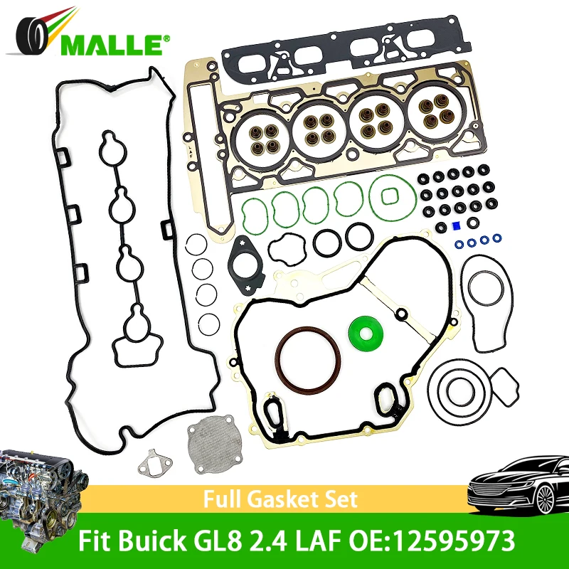 12595973 For GM Chevrolet Buick Regal GL8 Lacrosse 2.4 LAF Cylinder Head Gasket Set Auto part Engine Overhaul Gasket Repair Kits
12595973 For GM Chevrolet Buick Regal GL8 Lacrosse 2.4 LAF Cylinder Head Gasket Set Auto part Engine Overhaul Gasket Repair Kits