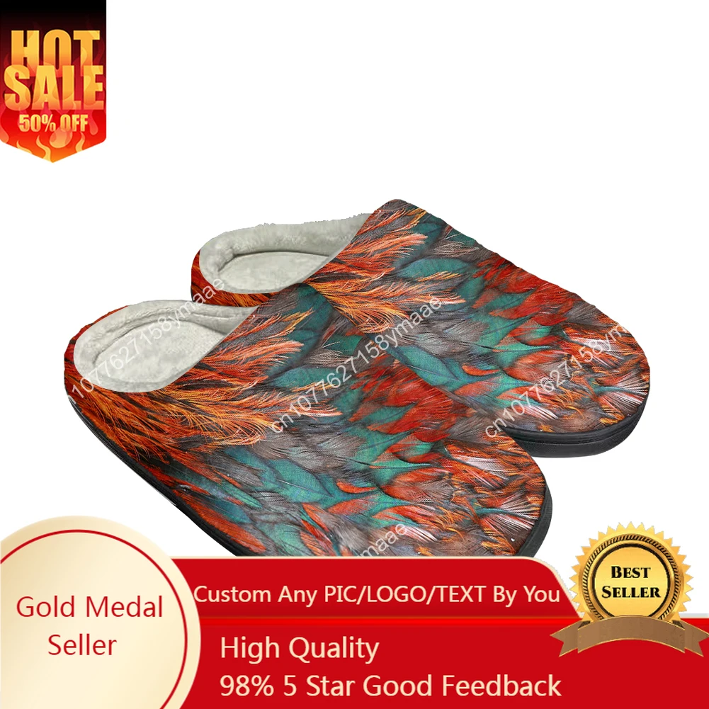 Colorful Bird Feathe Fashion Cotton Custom Slippers Mens Womens Sandals Plush Casual Keep Warm Shoes Thermal Comfortable Slipper
Colorful Bird Feathe Fashion Cotton Custom Slippers Mens Womens Sandals Plush Casual Keep Warm Shoes Thermal Comfortable Slipper
