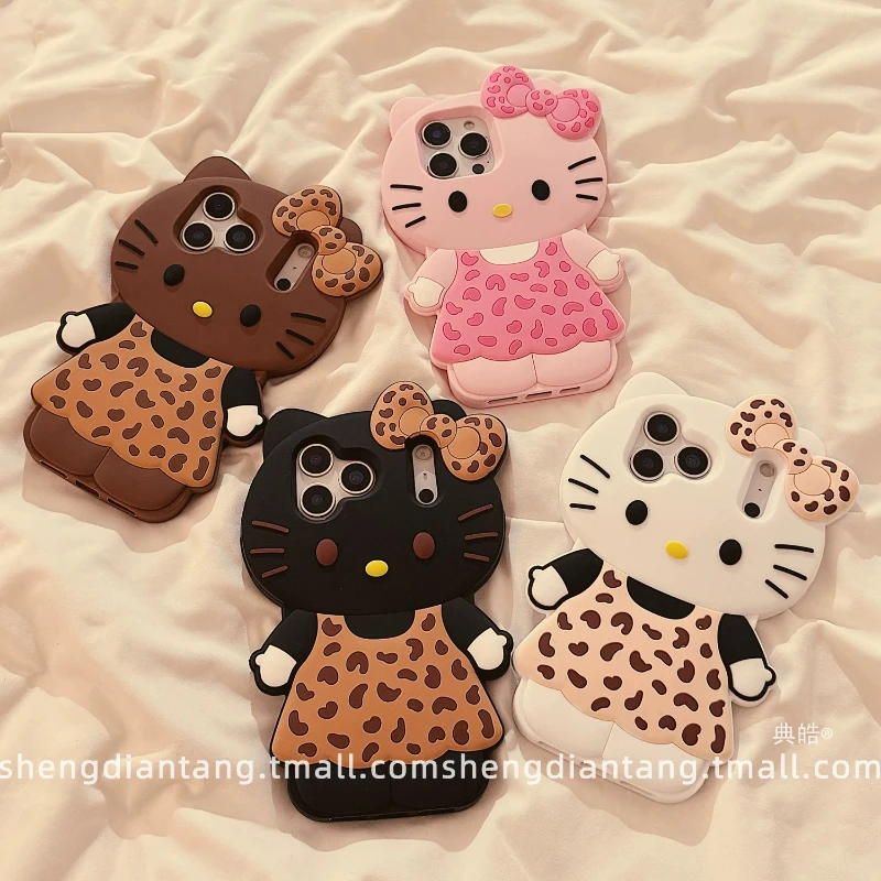Lovely Cute 3D Leopard Print Hello Kitty Case for IPhone 17 Pro Max 16 Pro Max 15 14 13 Sweet Cool Personality Soft Silicone Ful
Lovely Cute 3D Leopard Print Hello Kitty Case for IPhone 17 Pro Max 16 Pro Max 15 14 13 Sweet Cool Personality Soft Silicone Ful
