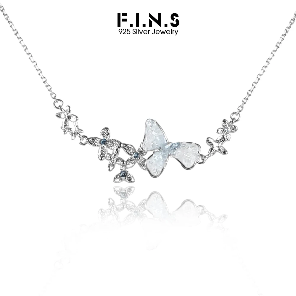 F.I.N.S Original Ice Blue Flower S925 Sterling Silver Necklace Luxury Zircon Small Floral Clavicle Chain Fashion Fine Jewelry
F.I.N.S Original Ice Blue Flower S925 Sterling Silver Necklace Luxury Zircon Small Floral Clavicle Chain Fashion Fine Jewelry