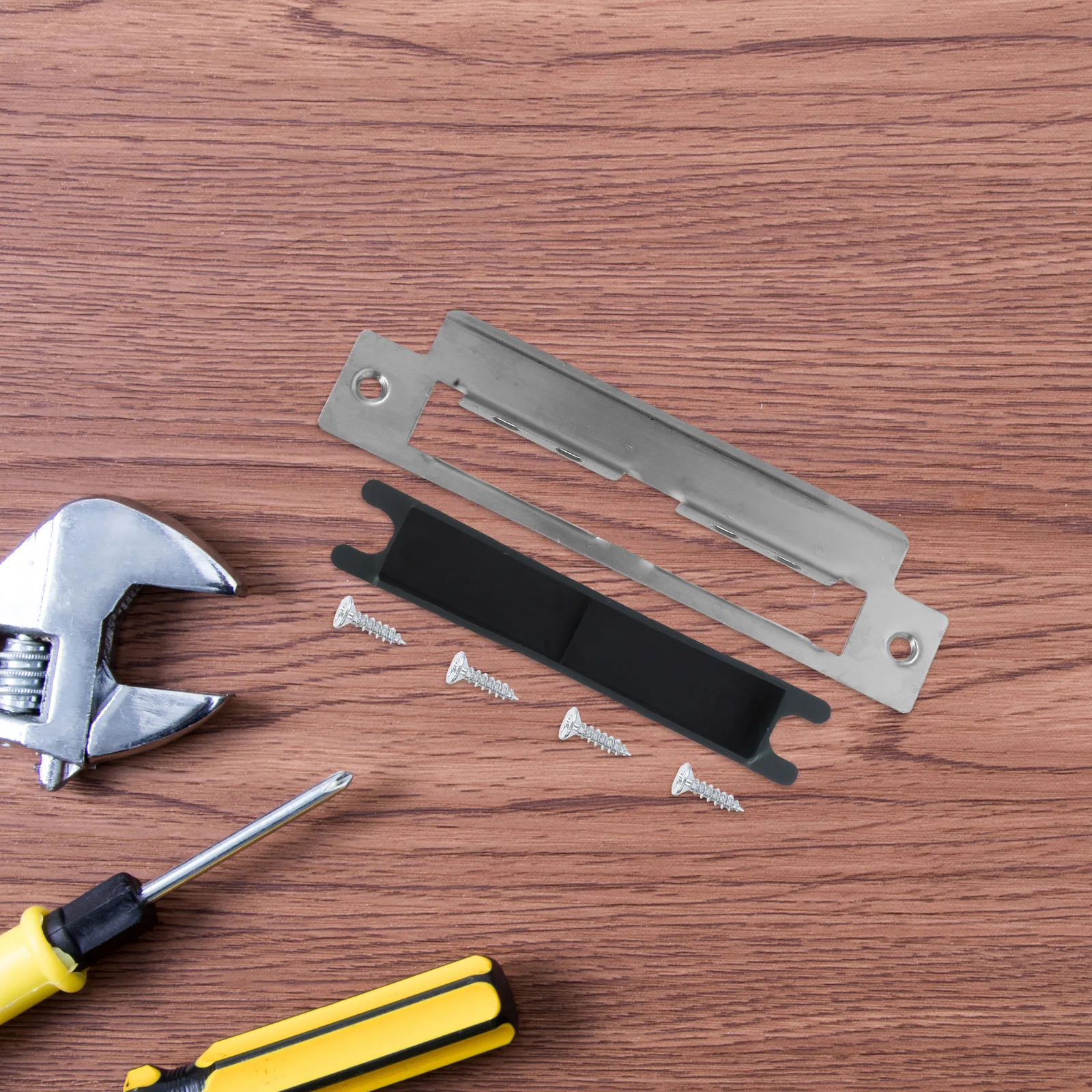 Stainless Steel Door Lock Reinforcement Plate Durable Strike Plate for Interior Door Security and Silent Operation
Stainless Steel Door Lock Reinforcement Plate Durable Strike Plate for Interior Door Security and Silent Operation