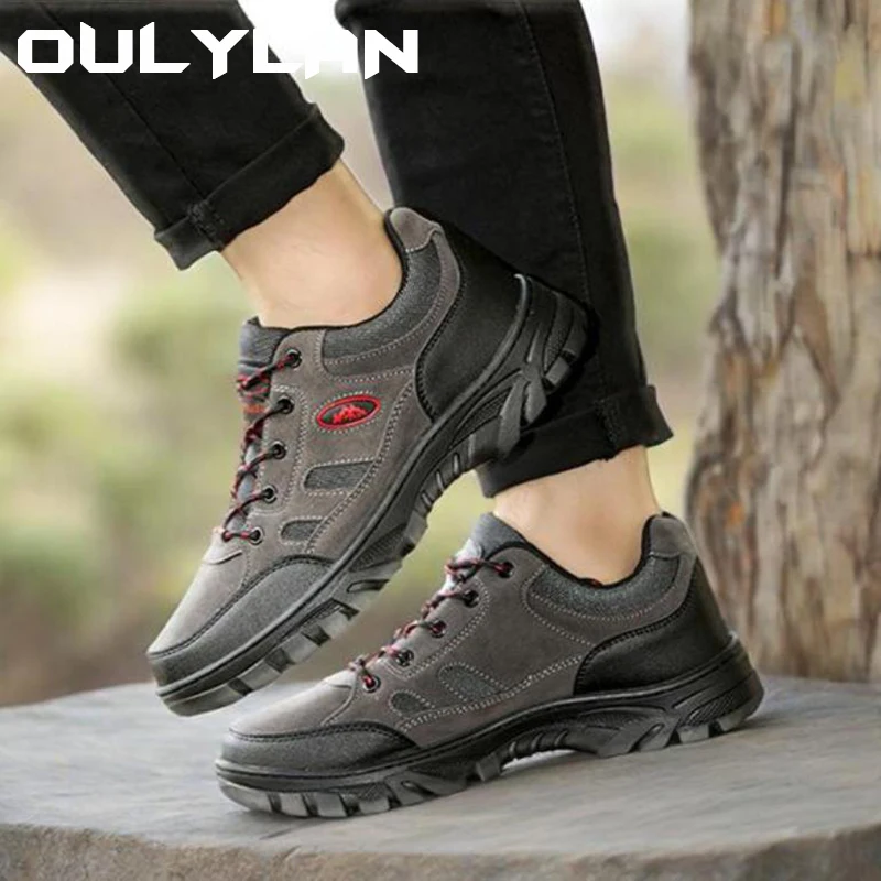 Oulylan Outdoors Men's Hiking Round Head Flat Casual Hiking Shoes Casual Trendy Comfortable Adhesive Labor Protection Shoes
Oulylan Outdoors Men's Hiking Round Head Flat Casual Hiking Shoes Casual Trendy Comfortable Adhesive Labor Protection Shoes