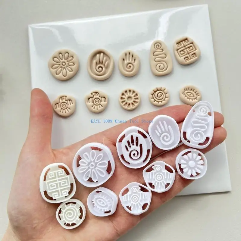 G6KA Crafting Clay Cutter Molds for Beginner Keychain Jewelry Making Earring Making Mold Jewelry Molds for Earrings Pendant
G6KA Crafting Clay Cutter Molds for Beginner Keychain Jewelry Making Earring Making Mold Jewelry Molds for Earrings Pendant
