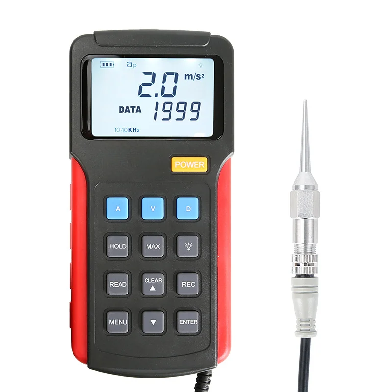 Rotating Machinery Vibration Acceleration Speed and Displacement Measurement of Vibration Tester UT315A
Rotating Machinery Vibration Acceleration Speed and Displacement Measurement of Vibration Tester UT315A