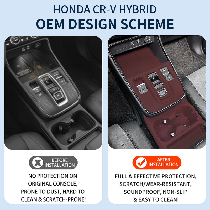 Custom Fit Console Pad for Honda CR-V Breeze - Durable Silicone Mat, Keeps Cockpit Tidy & Scratch-Free Interior Accessory
Custom Fit Console Pad for Honda CR-V Breeze - Durable Silicone Mat, Keeps Cockpit Tidy & Scratch-Free Interior Accessory