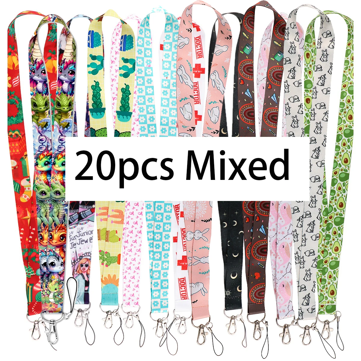10/20 шт. смешанная оптовая продажа, милый ремешок с кроликом, шейный ремешок, канцелярский брелок для удостоверения личности, держатель бейджа, брелок для ключей, веревка, лариат
10/20 шт. смешанная оптовая продажа, милый ремешок с кроликом, шейный ремешок, канцелярский брелок для удостоверения личности, держатель бейджа, брелок для ключей, веревка, лариат