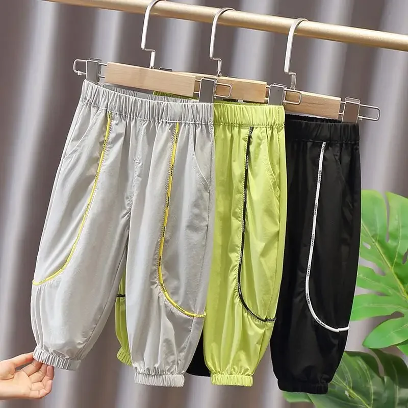 2025 Summer Children's Ice Silk Anti-mosquito Pants Boys Knickers Girls Casual Pants Loose Sport Children's Pants
2025 Summer Children's Ice Silk Anti-mosquito Pants Boys Knickers Girls Casual Pants Loose Sport Children's Pants