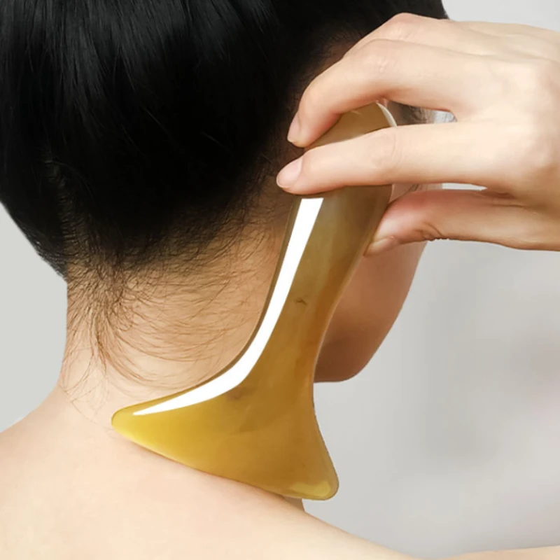 Resin Scraping Shovel Massager Stick Neck Spine Unblocking Shoulder Meridian Pushing Back Stretching Face Anti-Aging SPA Massage
Resin Scraping Shovel Massager Stick Neck Spine Unblocking Shoulder Meridian Pushing Back Stretching Face Anti-Aging SPA Massage