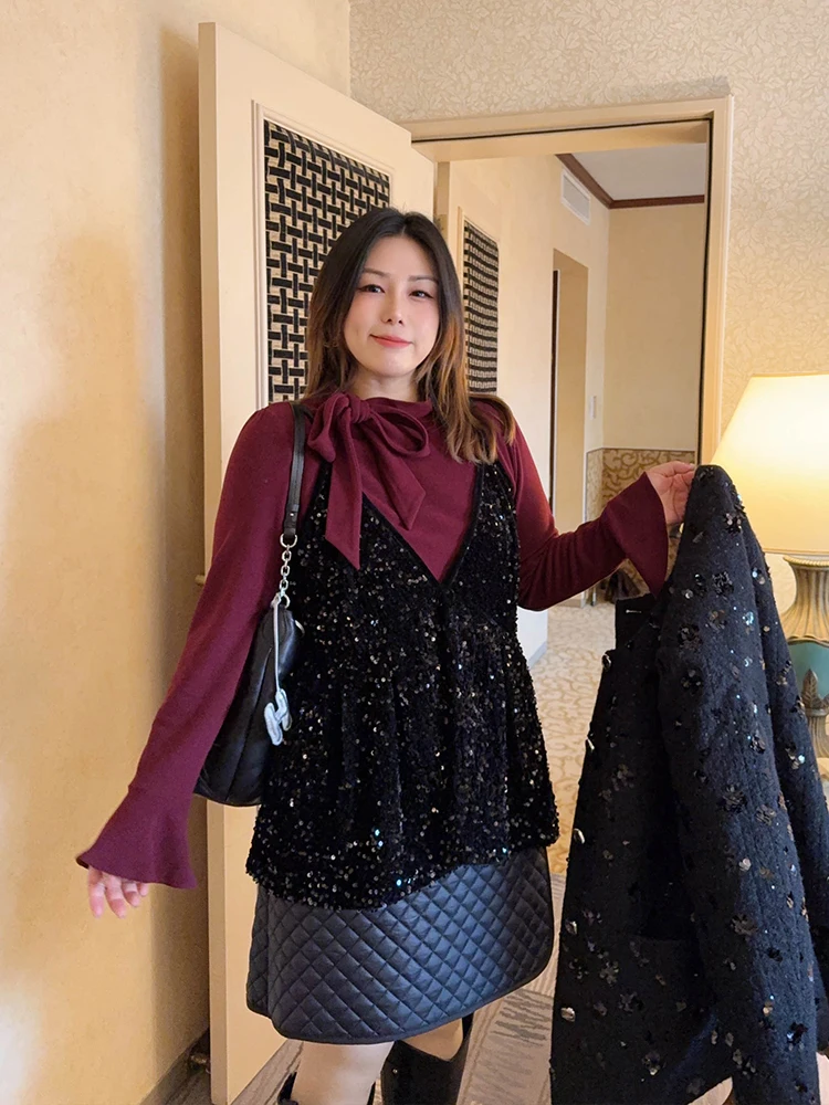 Оригинальный женский топ-жилет Vogana с пайетками, свободного кроя, сексуальный, для конференций, сверкающий, неотразимый, больших размеров
Оригинальный женский топ-жилет Vogana с пайетками, свободного кроя, сексуальный, для конференций, сверкающий, неотразимый, больших размеров