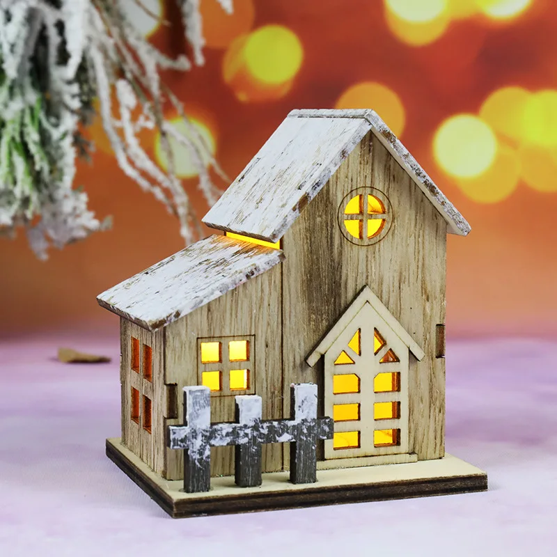 Christmas New Creative Decoration Luminous Wooden House Decoration Christmas Small House Decoration Christmas Desktop Decoration
Christmas New Creative Decoration Luminous Wooden House Decoration Christmas Small House Decoration Christmas Desktop Decoration
