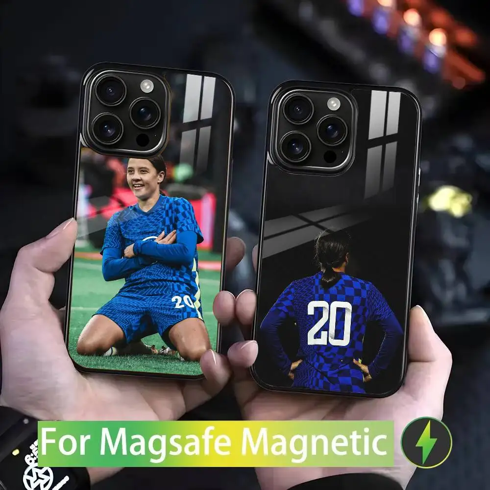 S-Sam Kerr Phone Case For IPhone 17 16 15 14 13 12 11 Pro Max Plus Mini Magsafe Mirror Wireless Magnetic Cover
S-Sam Kerr Phone Case For IPhone 17 16 15 14 13 12 11 Pro Max Plus Mini Magsafe Mirror Wireless Magnetic Cover