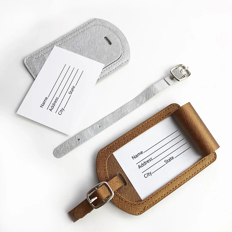 PU Leather Luggage Tag Baggage Boarding Bag Tag Suitcase Luggage Case Bag Name ID Address Label Luggage Tags Travel Accessories
PU Leather Luggage Tag Baggage Boarding Bag Tag Suitcase Luggage Case Bag Name ID Address Label Luggage Tags Travel Accessories