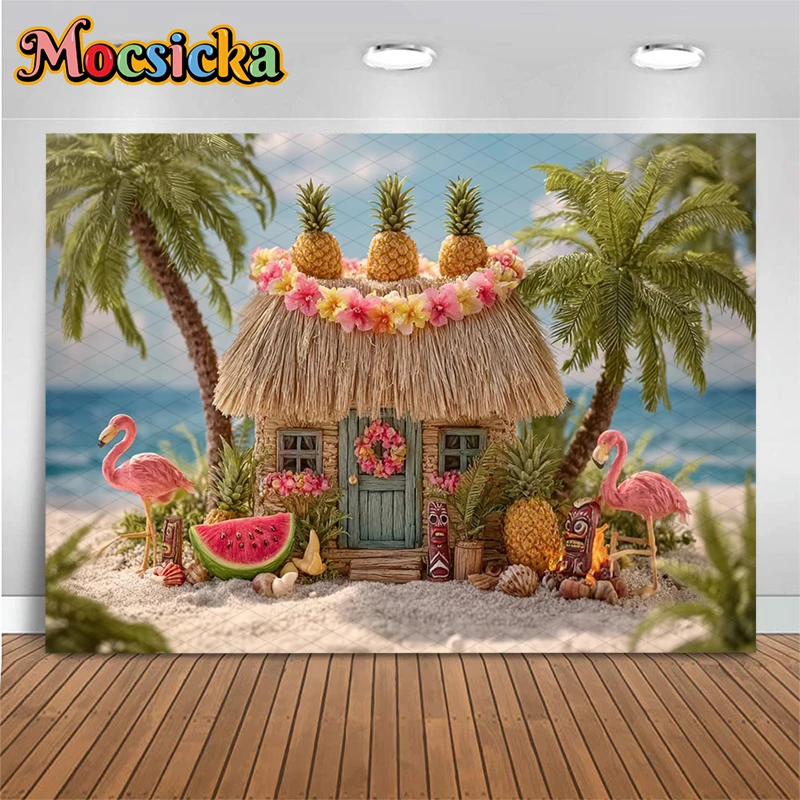 Mocsicka Tropical House Photography Backdrop Beach Flamingo Pineapple Background Summer Party Hawaiian Photo Shoot Studio Banner
Mocsicka Tropical House Photography Backdrop Beach Flamingo Pineapple Background Summer Party Hawaiian Photo Shoot Studio Banner