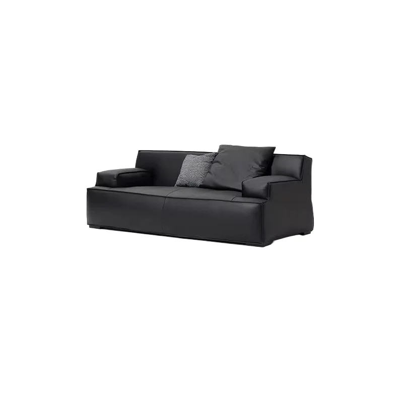 Italian black leather sofa first layer cowhide livin g roo m small apartment designer light luxury leather so fa
Italian black leather sofa first layer cowhide livin g roo m small apartment designer light luxury leather so fa