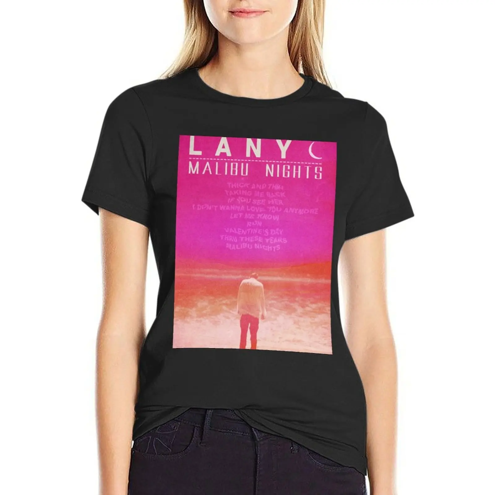 Malibu Nights T-Shirt female sublime hippie clothes workout shirts for Women loose fit
Malibu Nights T-Shirt female sublime hippie clothes workout shirts for Women loose fit
