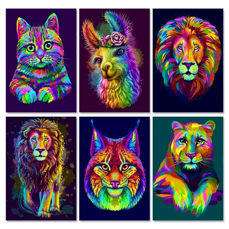 GATYZTORY Full Diamond Embroidery Animal Resin Mosaic 5D Diy Frame Diamond Painting Sale Handmade Cross Stitch gift
GATYZTORY Full Diamond Embroidery Animal Resin Mosaic 5D Diy Frame Diamond Painting Sale Handmade Cross Stitch gift