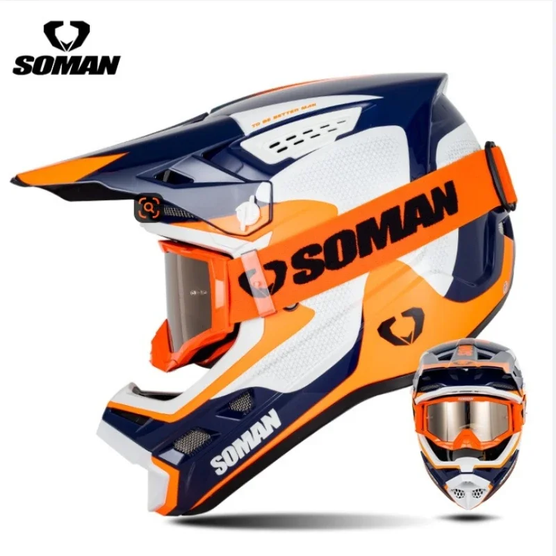 Мотоциклетный шлем DOT Сертификация ATV Hilldown Внедорожный мотоцикл Раллийный шлем Мотокросс Capacete Мужчины Женщины Шлемы 
Мотоциклетный шлем DOT Сертификация ATV Hilldown Внедорожный мотоцикл Раллийный шлем Мотокросс Capacete Мужчины Женщины Шлемы