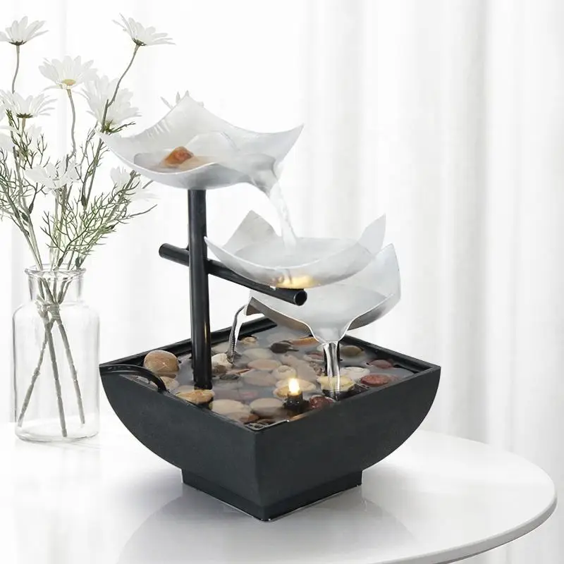 Indoor Office Relaxation Decoration Tabletop Water Fountain Tabletop Leaves Water Fountain Desktop Mini Water Fountain
Indoor Office Relaxation Decoration Tabletop Water Fountain Tabletop Leaves Water Fountain Desktop Mini Water Fountain