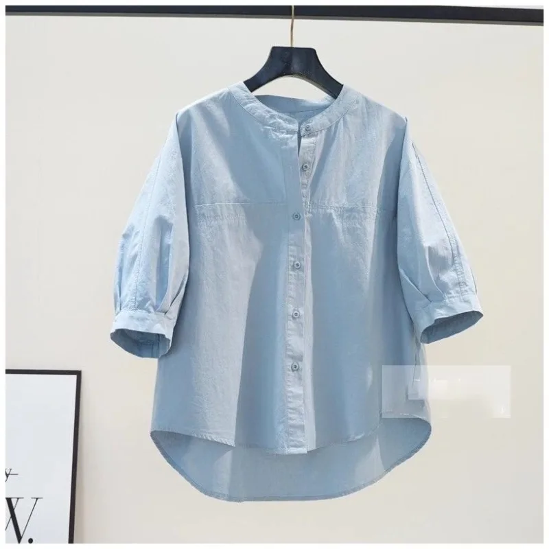 Fashion New O Neck Half Sleeve Casual T Shirts Y2k High Street Single Breasted All Match Women Clothes Harajuku Casual Top
Fashion New O Neck Half Sleeve Casual T Shirts Y2k High Street Single Breasted All Match Women Clothes Harajuku Casual Top