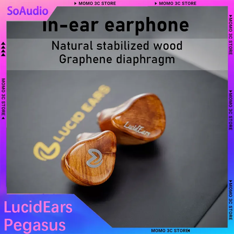 LucidEars Pegasus Hifi In Ear Earphone Graphene Dynamic Driver Vocal Sound Quality Wired Earbuds For Audiophiles Music Lovers
LucidEars Pegasus Hifi In Ear Earphone Graphene Dynamic Driver Vocal Sound Quality Wired Earbuds For Audiophiles Music Lovers