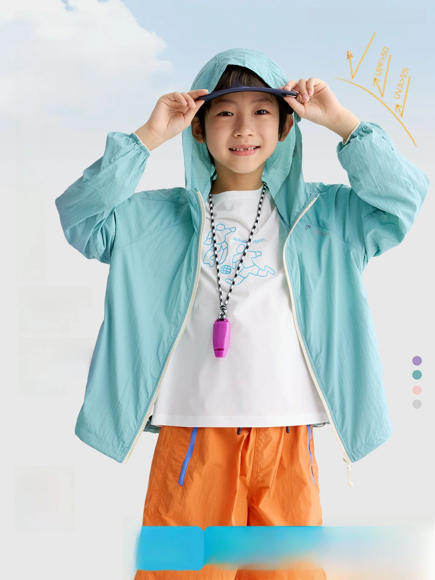 Purrfect Diary Kids' Outdoor Clothing UV Protection Long Sleeve Zipper Hat Design Breathable Comfortable Nylon Fabric for Bot...
Purrfect Diary Kids' Outdoor Clothing UV Protection Long Sleeve Zipper Hat Design Breathable Comfortable Nylon Fabric for Bot...