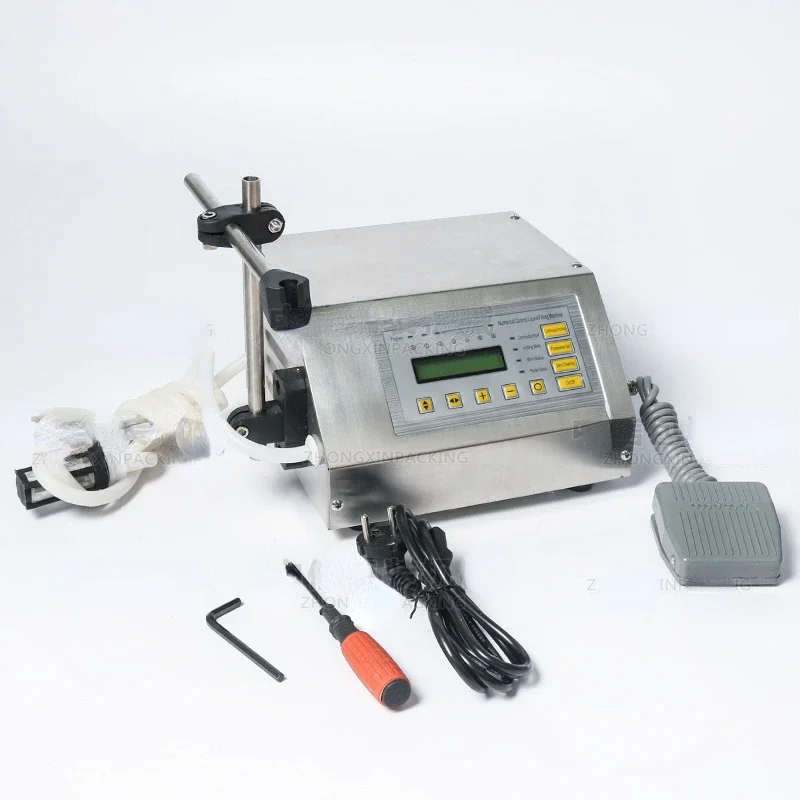 Small CNC Liquid Filling Machine GFK-160 Quantitative Filling Machine Juice Drinks Canning Machine
Small CNC Liquid Filling Machine GFK-160 Quantitative Filling Machine Juice Drinks Canning Machine