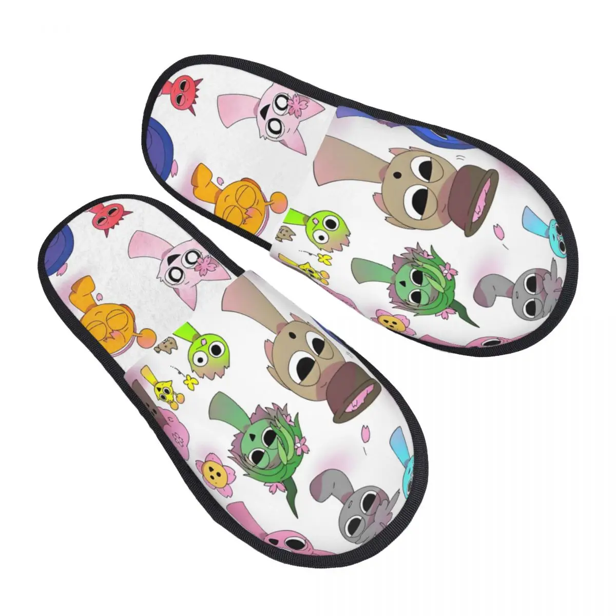 Зимние тапочки Sprunki Merch, бытовые меховые тапочки, домашние уютные нескользящие шлепанцы 
Зимние тапочки Sprunki Merch, бытовые меховые тапочки, домашние уютные нескользящие шлепанцы
