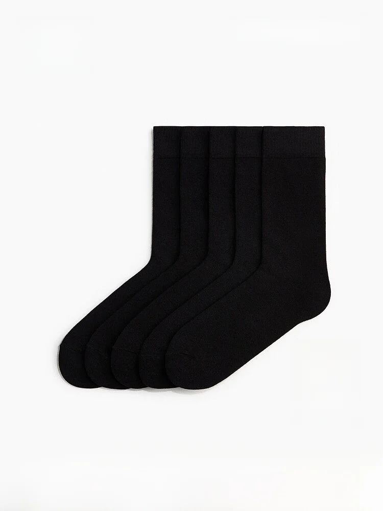 H&M Men's Mid-Calf Casual Socks 5 Pairs Pack Summer New Arrival Breathable Comfortable Soft Material Adult Size Home Wear
H&M Men's Mid-Calf Casual Socks 5 Pairs Pack Summer New Arrival Breathable Comfortable Soft Material Adult Size Home Wear