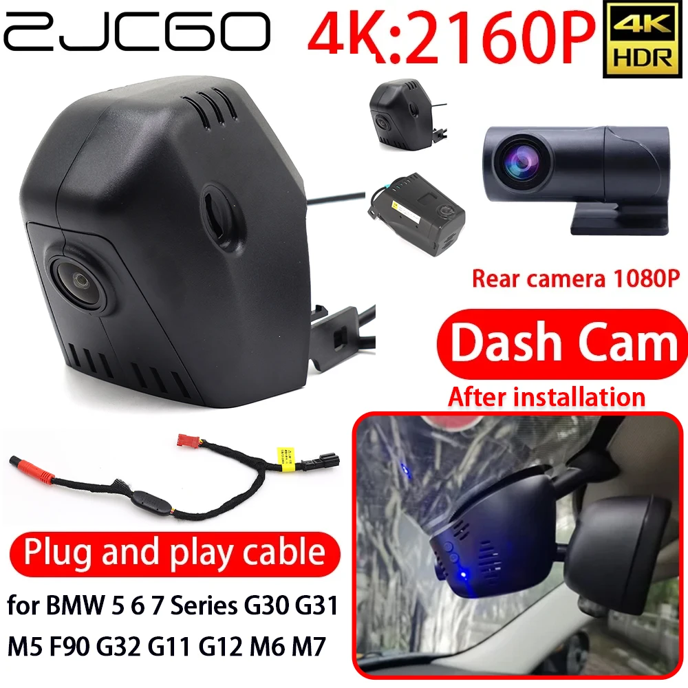 ZJCGO 4K Car DVR Dash Cam Wifi Front Rear Sony Lens Camera 24h Monitor for BMW 5 6 7 Series G30 G31 M5 F90 G32 G11 G12 M6 M7
ZJCGO 4K Car DVR Dash Cam Wifi Front Rear Sony Lens Camera 24h Monitor for BMW 5 6 7 Series G30 G31 M5 F90 G32 G11 G12 M6 M7