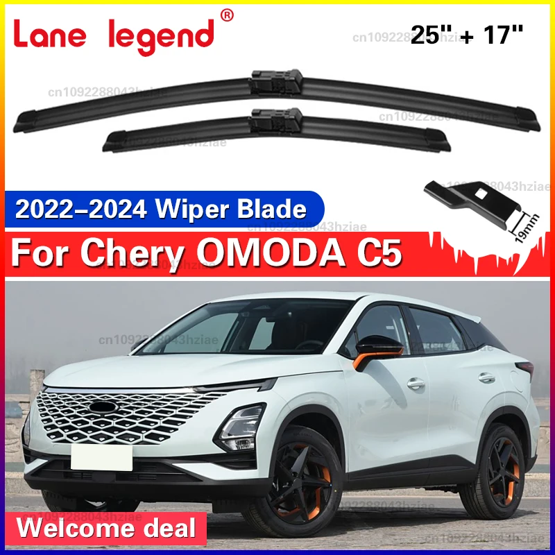 Wiper LHD Front Wiper Blades For Chery OMODA C5 OMODA5 2022 2023 2024 Windshield Windscreen Window Car Rain Brushes 25"+17"
Wiper LHD Front Wiper Blades For Chery OMODA C5 OMODA5 2022 2023 2024 Windshield Windscreen Window Car Rain Brushes 25"+17"
