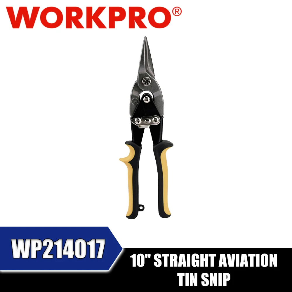 WORKPRO WP214017 10" Straight Aviation Tin Snip Hand Tools
WORKPRO WP214017 10" Straight Aviation Tin Snip Hand Tools