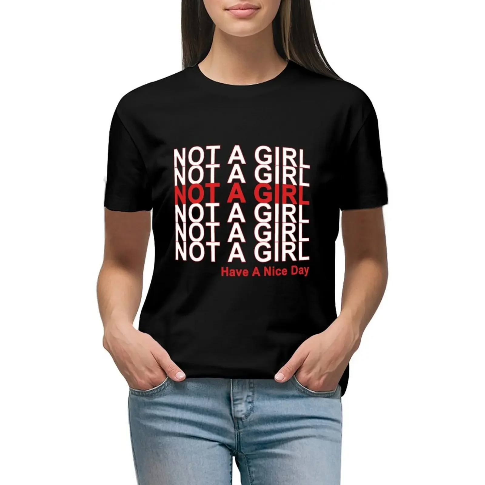 Not A Girl, Have A Nice Day! T-Shirt Aesthetic clothing korean fashion customizeds white t-shirts for Women
Not A Girl, Have A Nice Day! T-Shirt Aesthetic clothing korean fashion customizeds white t-shirts for Women