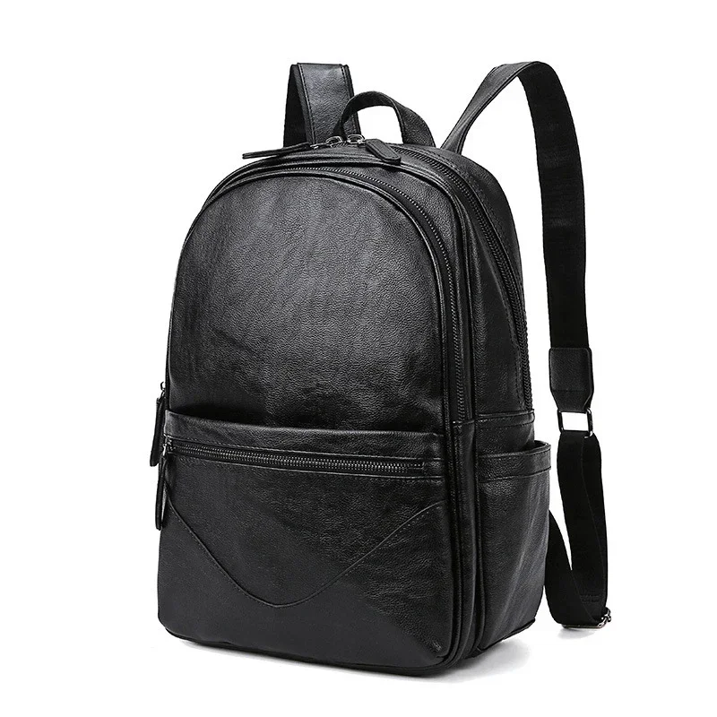2025 New Fashion Brand Men Backpack Leather School Backpack Bag Waterproof Travel Bag Male Casual Leather Book Laptop Bags
2025 New Fashion Brand Men Backpack Leather School Backpack Bag Waterproof Travel Bag Male Casual Leather Book Laptop Bags