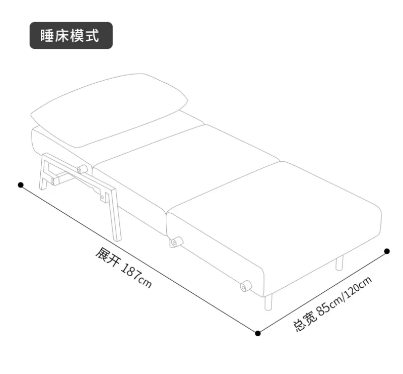 Multifunctional Sofa Bed, Single Push-pull Bed, Fabric Sofa, Corduroy, Ergonomic Sofa , Sofa Set Living Room Furniture Multifunctional Sofa Bed, Single Push-pull Bed, Fabric Sofa, Corduroy, Ergonomic Sofa , Sofa Set Living Room Furniture