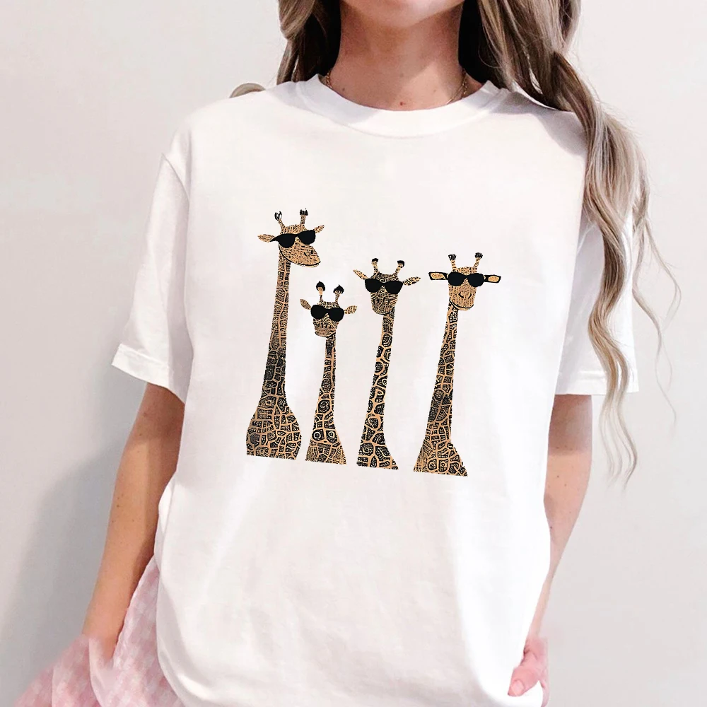 Giraffe Print Short Sleeve T-Shirt With Eyelashes For Casual Outfits For Clothes Graphic Cheetah Print Tees Women Tops For Summe
Giraffe Print Short Sleeve T-Shirt With Eyelashes For Casual Outfits For Clothes Graphic Cheetah Print Tees Women Tops For Summe