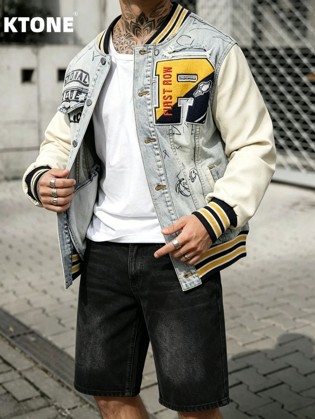Non‑Elastic Jean Shorts Men Loose Street Casual No accessories or belts included
Non‑Elastic Jean Shorts Men Loose Street Casual No accessories or belts included