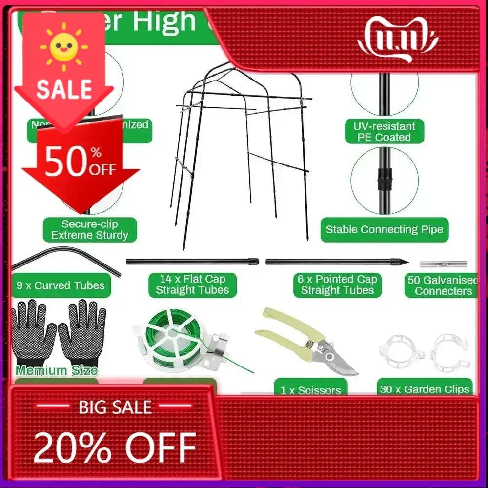 BestsellerLarge Outdoor Arch Trellis for Climbing Plants, Metal Garden Support for Vines and Vegetables
BestsellerLarge Outdoor Arch Trellis for Climbing Plants, Metal Garden Support for Vines and Vegetables