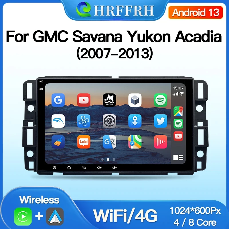 Android Auto Car Radio For GMC Savana Yukon Chevrolet Equinox Acadia Carplay Player WIFI GPS Multimedia Audio BT Navigation Unit
Android Auto Car Radio For GMC Savana Yukon Chevrolet Equinox Acadia Carplay Player WIFI GPS Multimedia Audio BT Navigation Unit
