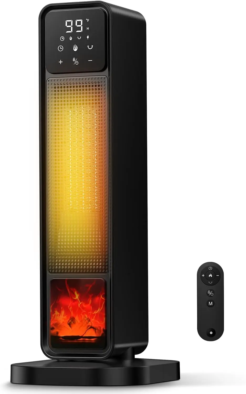 Портативный обогреватель мощностью 1500 Вт с пультом дистанционного управления, бесшумный керамический нагреватель PTC, 75 ° Осциллятор и таймер для домашнего офиса
Портативный обогреватель мощностью 1500 Вт с пультом дистанционного управления, бесшумный керамический нагреватель PTC, 75 ° Осциллятор и таймер для домашнего офиса