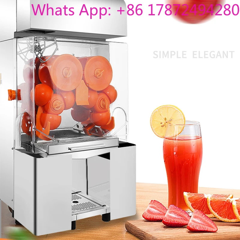 22-30 Pcs/Min Electric Orange Squeezer Juice Fruit Maker Juicer Press Machine Drink for Shop Bar Restaurant Commercial Use
22-30 Pcs/Min Electric Orange Squeezer Juice Fruit Maker Juicer Press Machine Drink for Shop Bar Restaurant Commercial Use