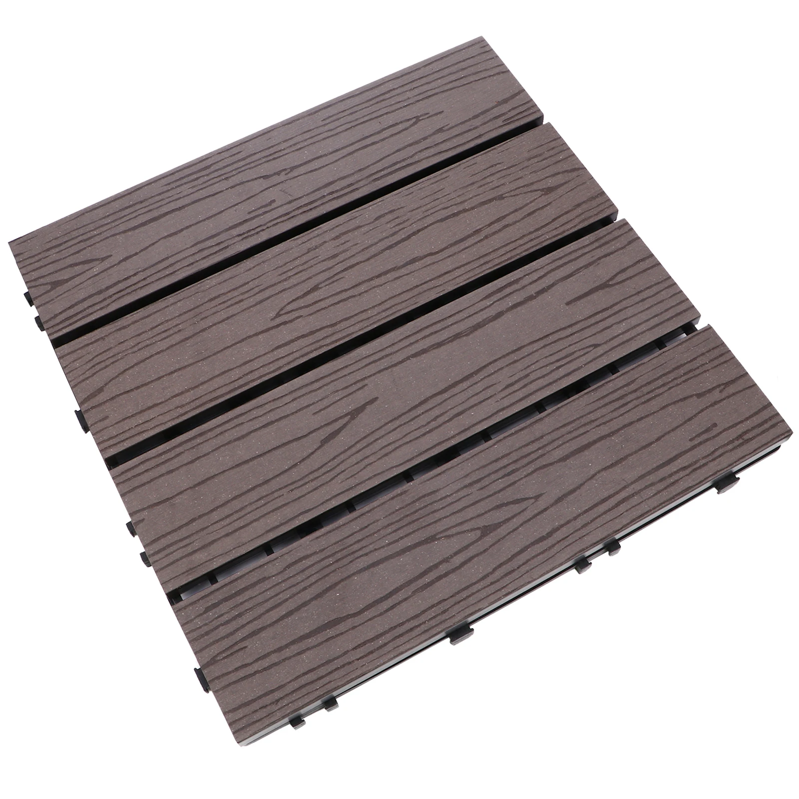 Wood Plastic Composite Floor Outdoor Splicing Decking Tiles Moisture proof Fire resistant Durable Garden Yard Terrace Balcony
Wood Plastic Composite Floor Outdoor Splicing Decking Tiles Moisture proof Fire resistant Durable Garden Yard Terrace Balcony