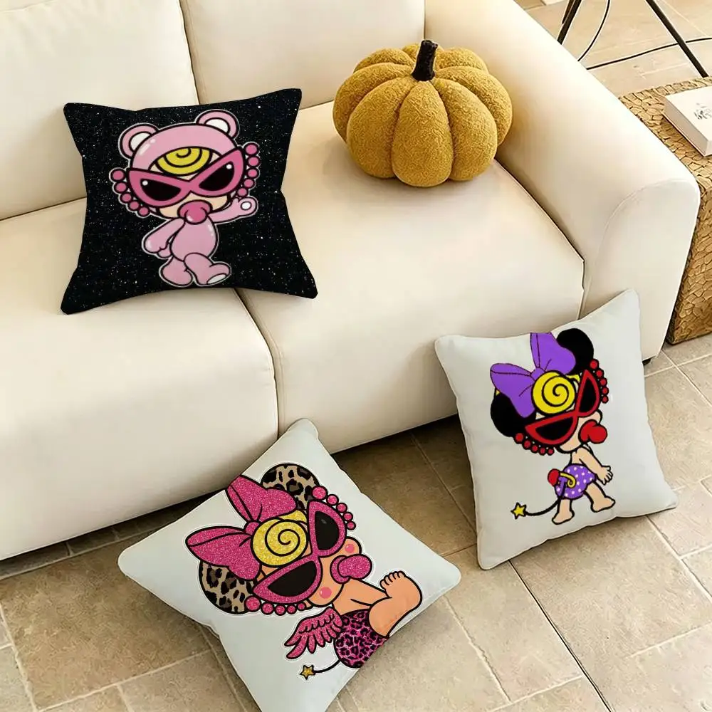 Hysteric-C M-Mini logo Square Double-Sided printed Pillow Case Bedroom Bedside Pillow Sofa Cushion Cover Gift
Hysteric-C M-Mini logo Square Double-Sided printed Pillow Case Bedroom Bedside Pillow Sofa Cushion Cover Gift