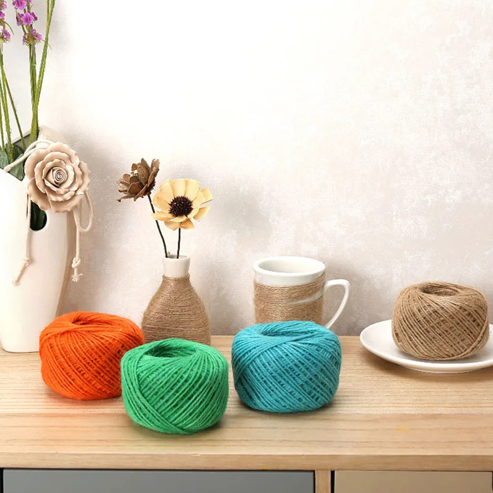 10Pcs Jute Twine Colorful 25M Long 2Mm Thick Strong Rope DIY Crafts Packaging Wrapping Decorative Rope Jute Twine
10Pcs Jute Twine Colorful 25M Long 2Mm Thick Strong Rope DIY Crafts Packaging Wrapping Decorative Rope Jute Twine